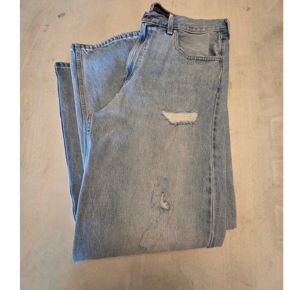 Levi's Silver Tab Men's Loose Denim Jeans SZ 36X32 Distressed Baggy 90's